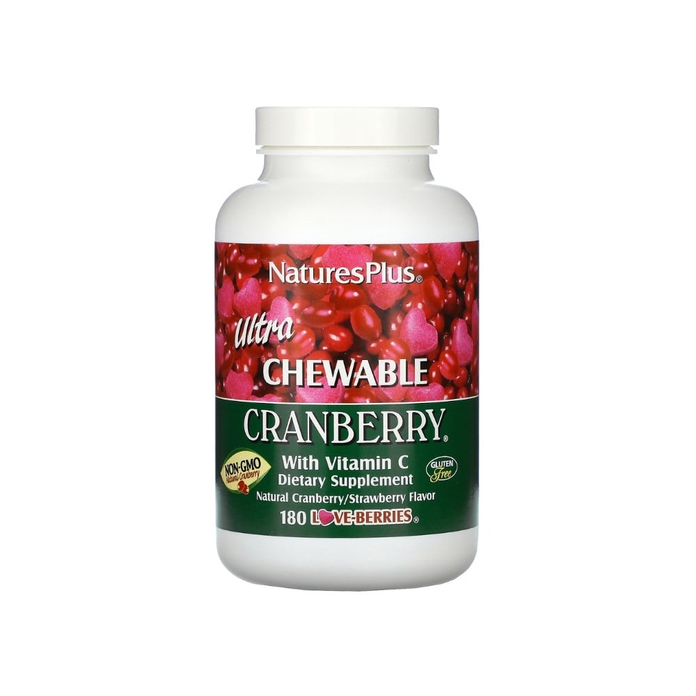 Natures Plus Ultra Chewable Cranberry Love Berries 